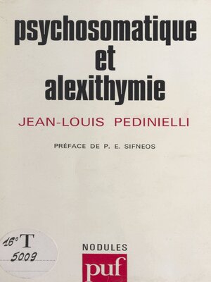 cover image of Psychosomatique et alexithymie